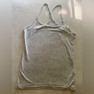 H&M Light Grey Racerback Tank Top